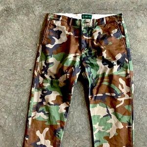 J.Crew “Always” men’s camouflage pants.